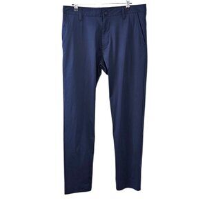 RHONE Mens Commuter Pant, Performance, Stretch, Blue, Golf, Size 32